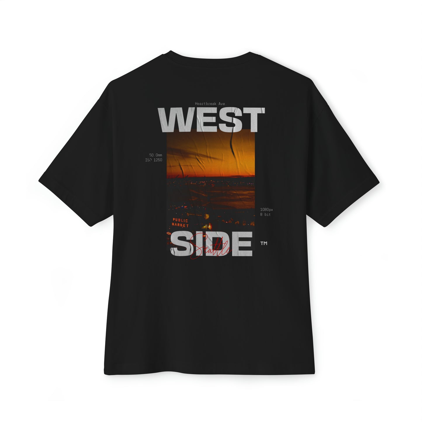 "West Seattle" Unisex Oversized Boxy Tee