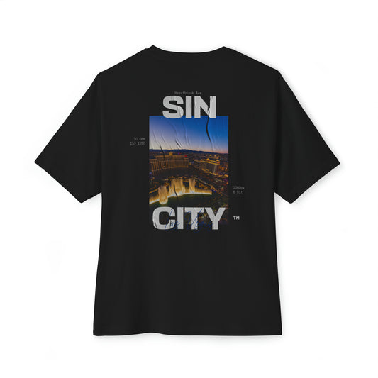 "Sin City" Unisex Oversized Boxy Tee